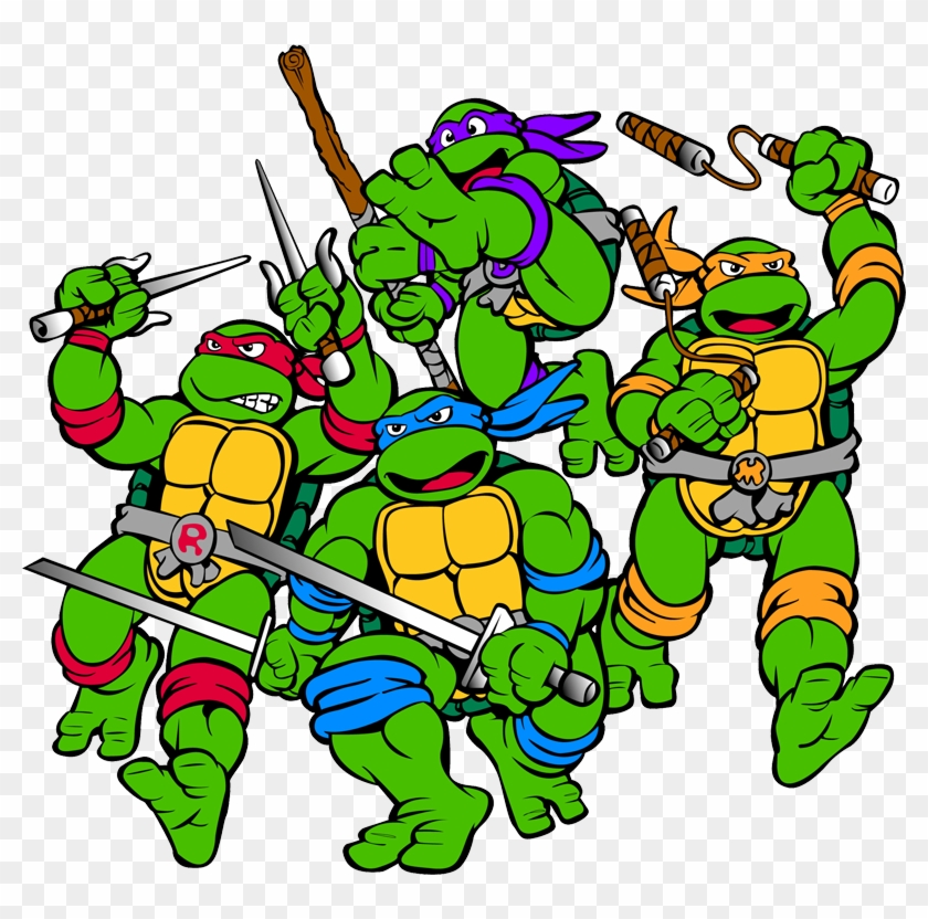 Ninja Turtles Clipart 80's.