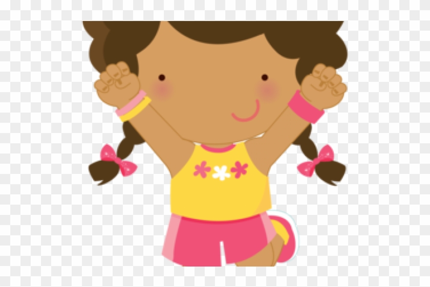 Running Clipart Girl.