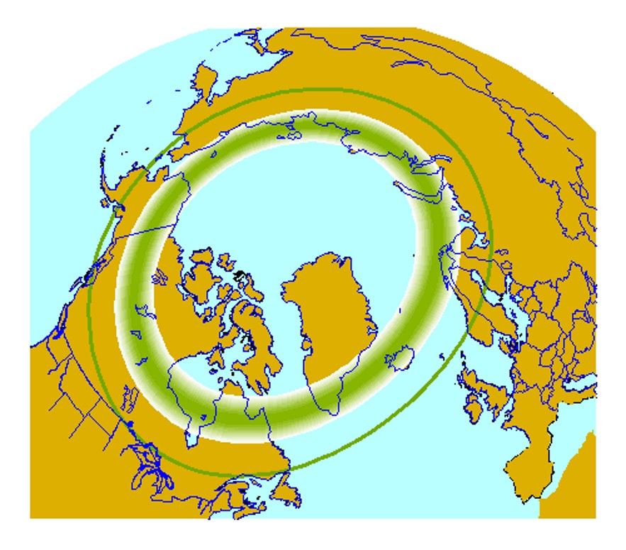 Northern lights tip 2: Where to see the Aurora.