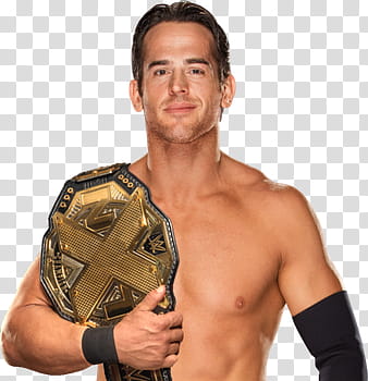 RODERICK STRONG NXT CHAMPION transparent background PNG.