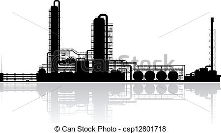 Clipart Oil Refinery.