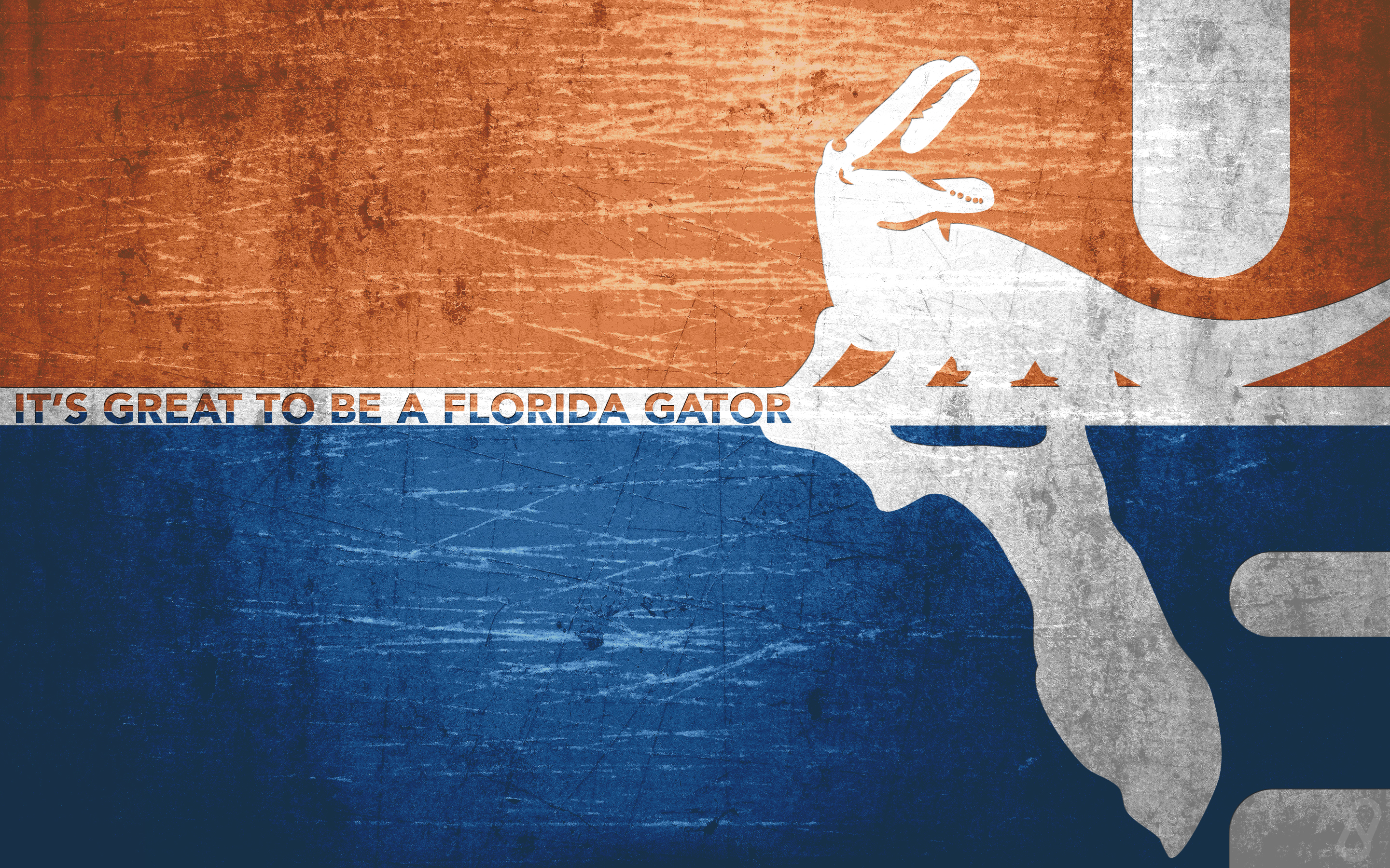 Florida Gators Old School Wallpaper.