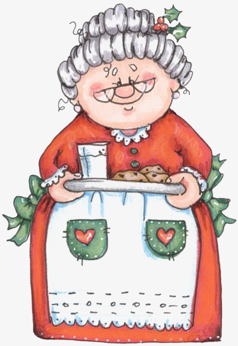 Download Free png Sweet Old Lady, Lady Clipart, Hand Painted.