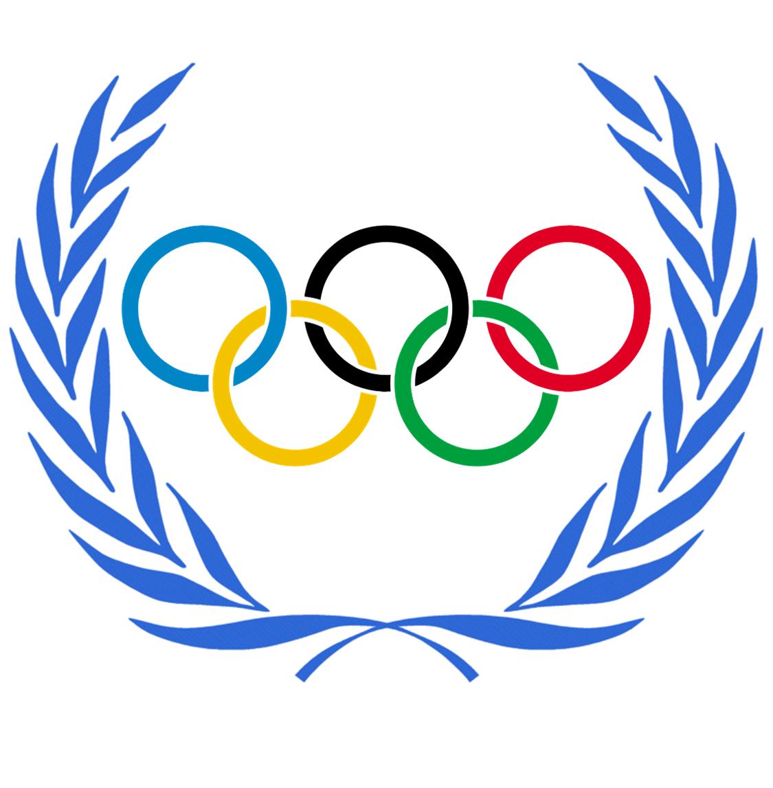 Olympic rings clip art.