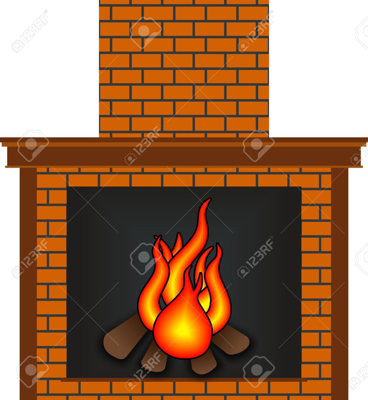 11,220 Fireplace Stock Vector Illustration And Royalty Free.