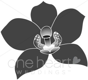 Wedding Orchid Clipart, Wedding Orchid Graphics, Wedding Orchid.