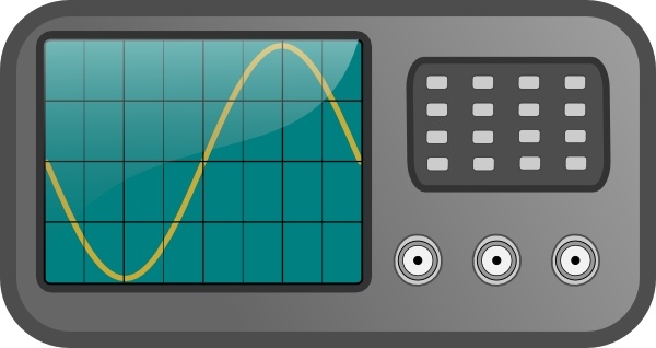 Oscilloscope clip art Free vector in Open office drawing svg.