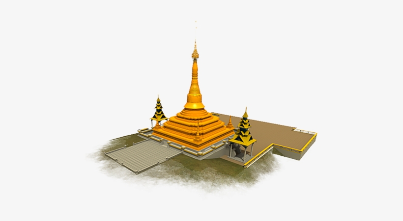 Myanmar Pagoda Png Transparent PNG.