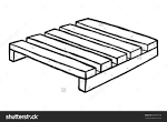 Wood pallet clipart.