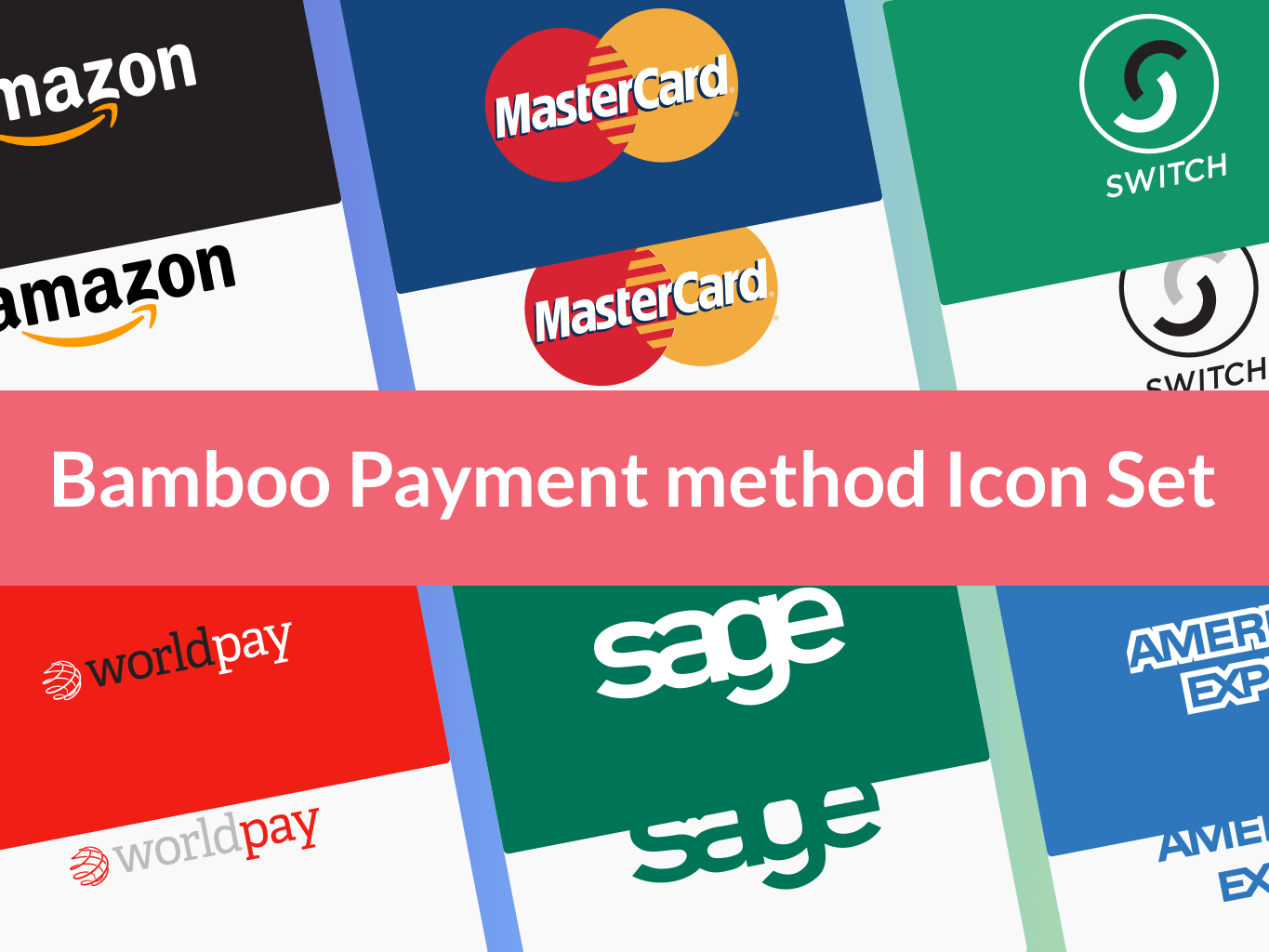 Credit Cards Icon Set.