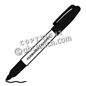 Permanent Marker Clipart.