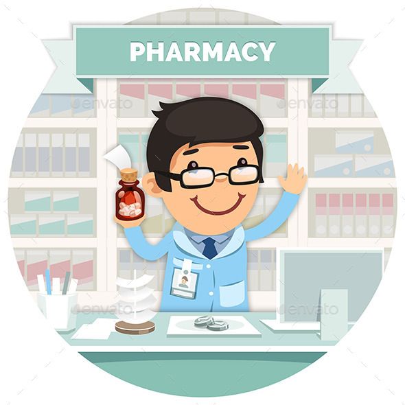 Pharmacist clipart pharmacy counter, Pharmacist pharmacy.