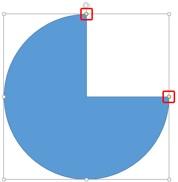 Working with Pie Shapes in PowerPoint.