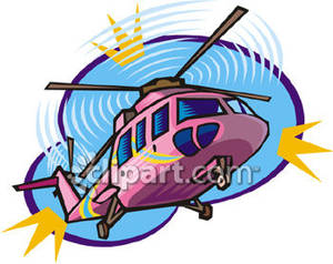 A Pink Helicopter.