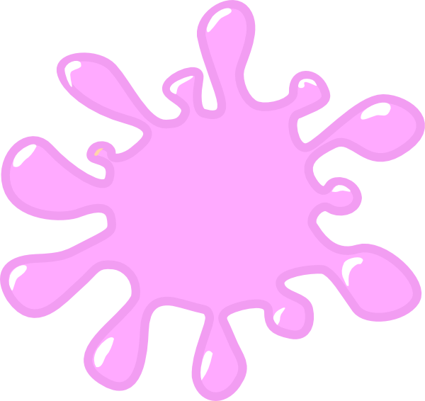 Clip Art Pink Paint Clipart.