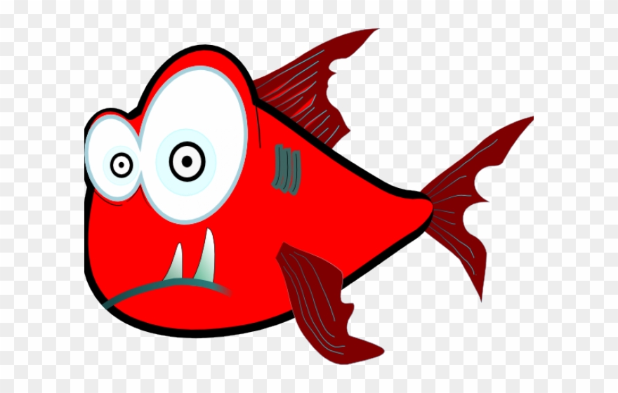 Piranha Clipart Crazy Fish.