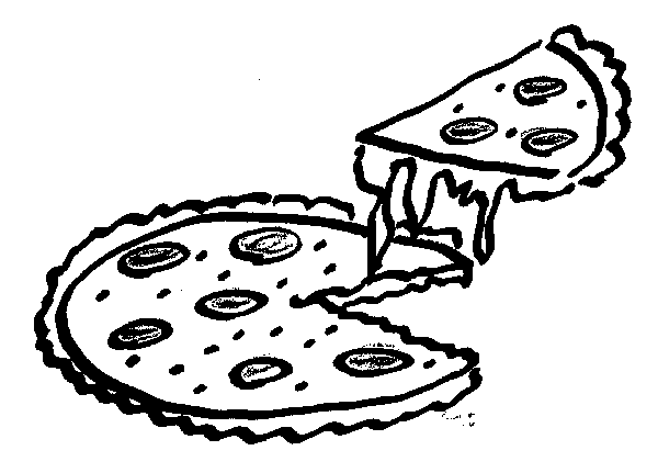 Pizza black and white free pizza clipart black and white.