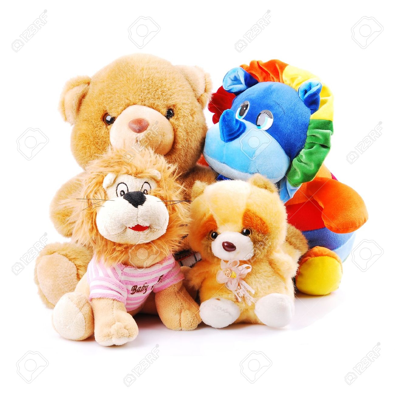 Pile Of Stuffed Animals Clipart.