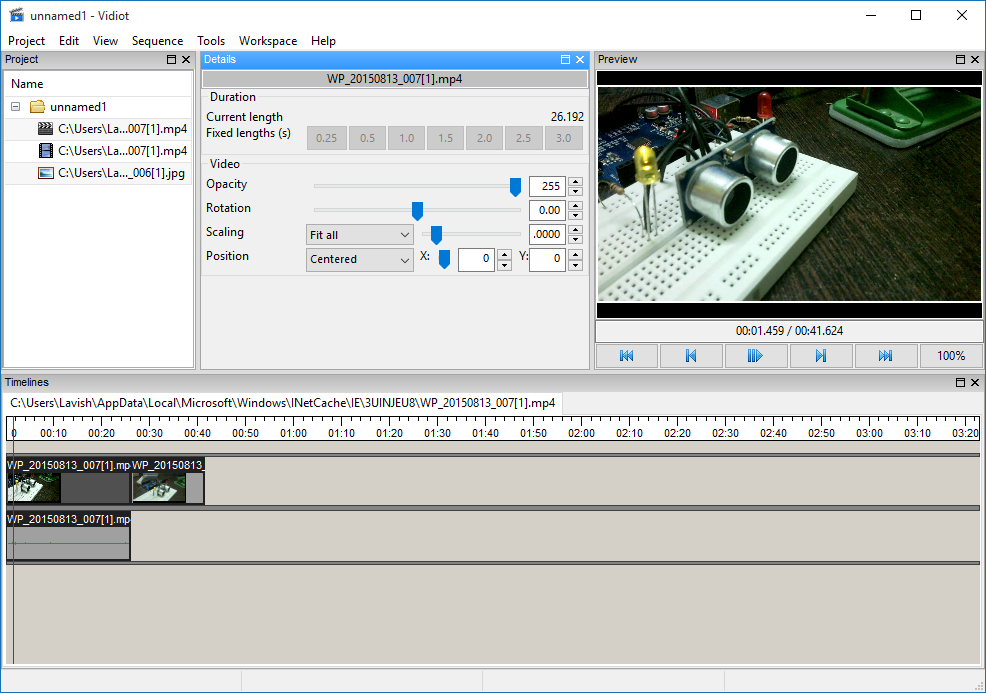 Vidiot download: Open Source Video Editor for Windows.