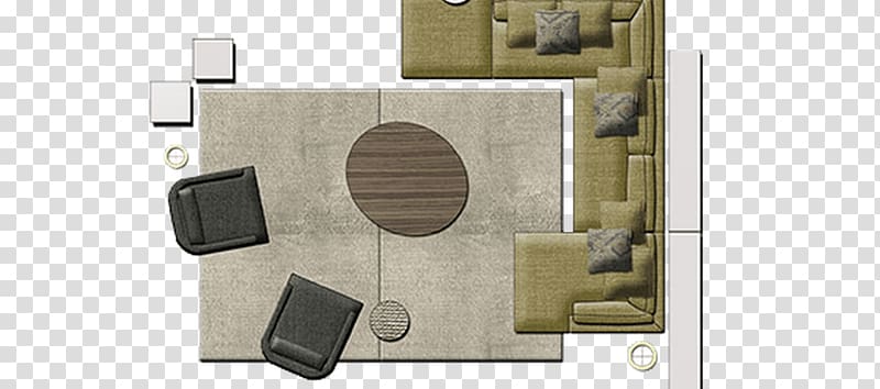 Illustration of sofa and sofa chair, Couch Table Furniture.