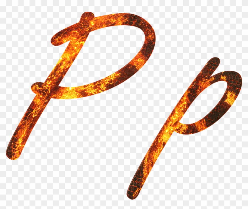 Letter P Fire Embers Lava Font Write Type Fonts.