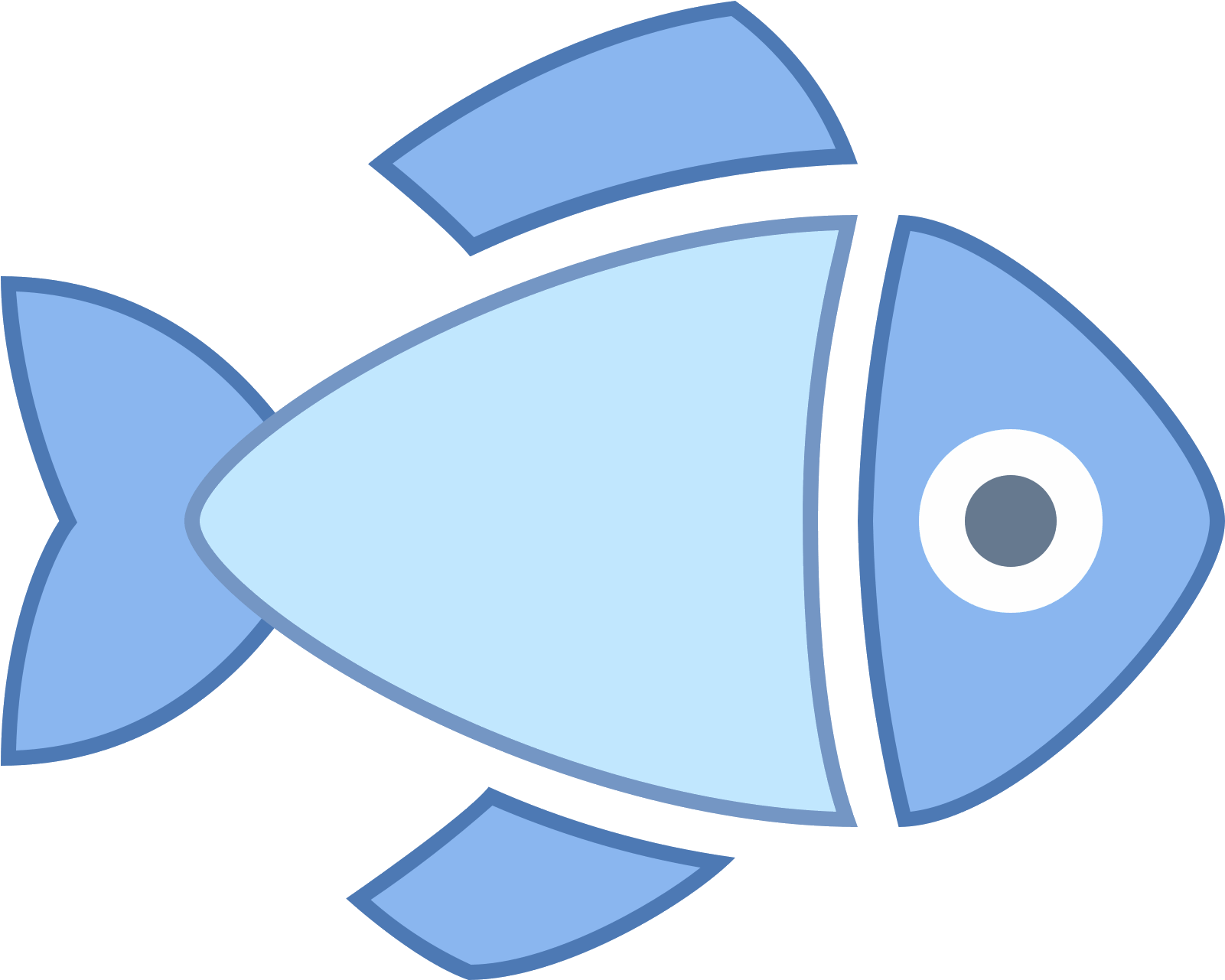 Dressed Fish Icon.