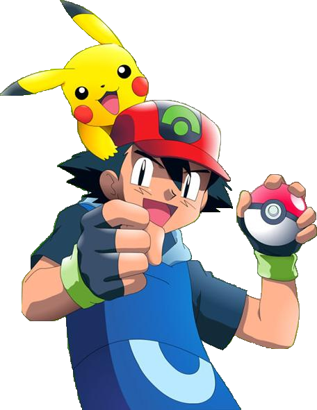 Download Pokemon Ash Transparent HQ PNG Image.