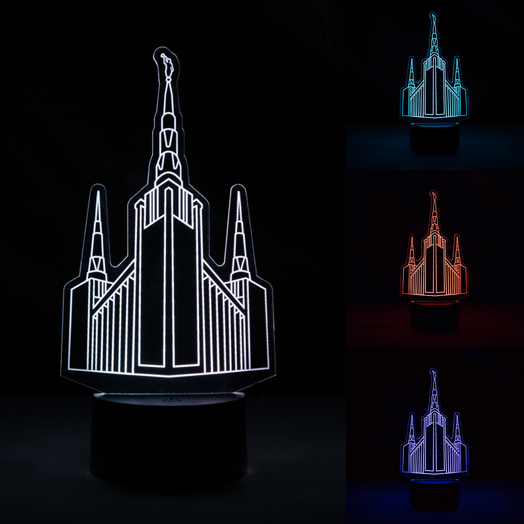 Portland Temple Illuminated Desk Light.