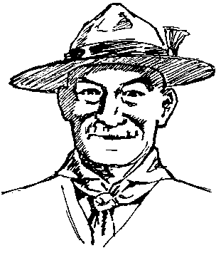 Baden powell clipart.