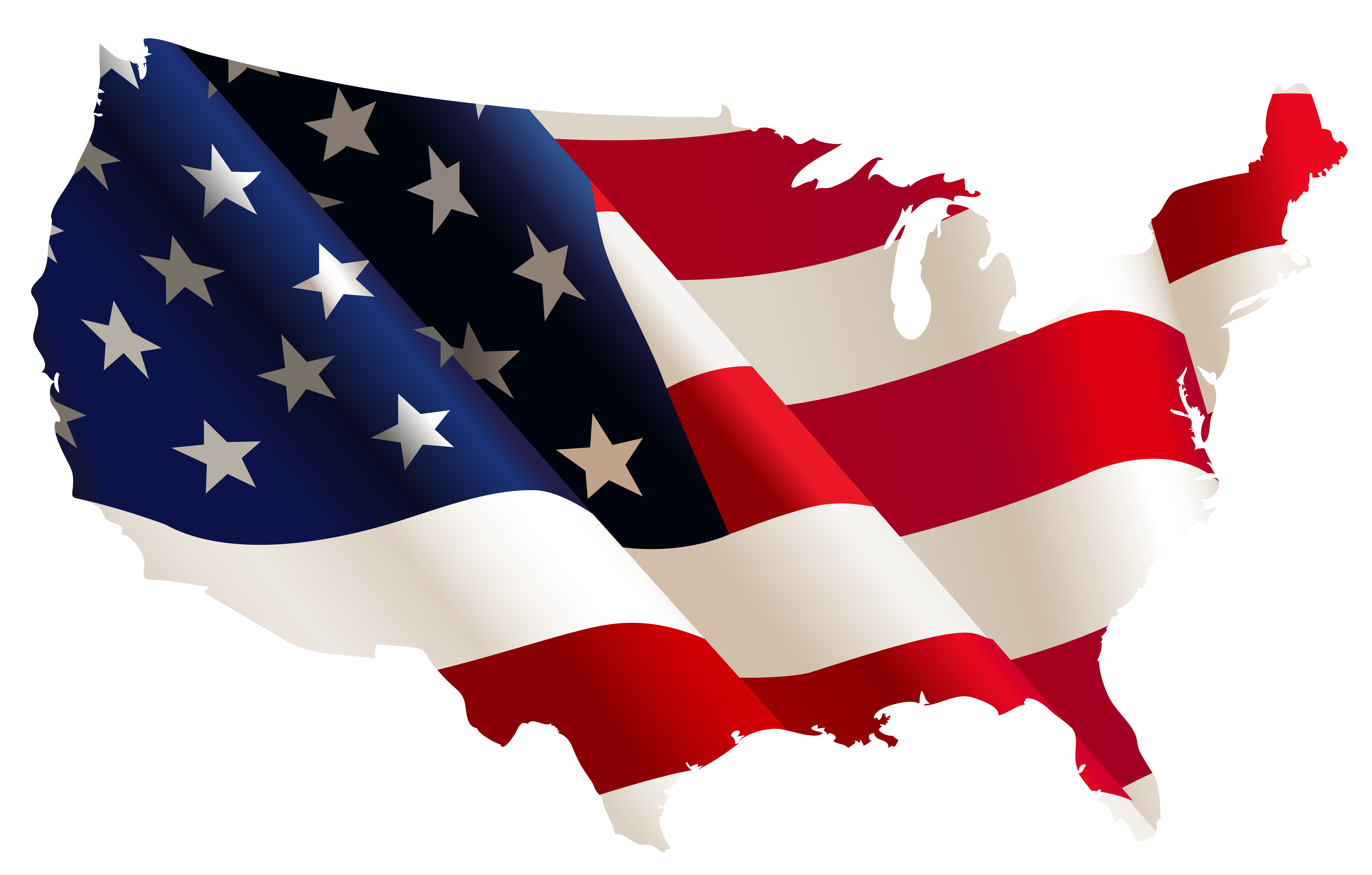 Free worn primitive usa flag clipart.