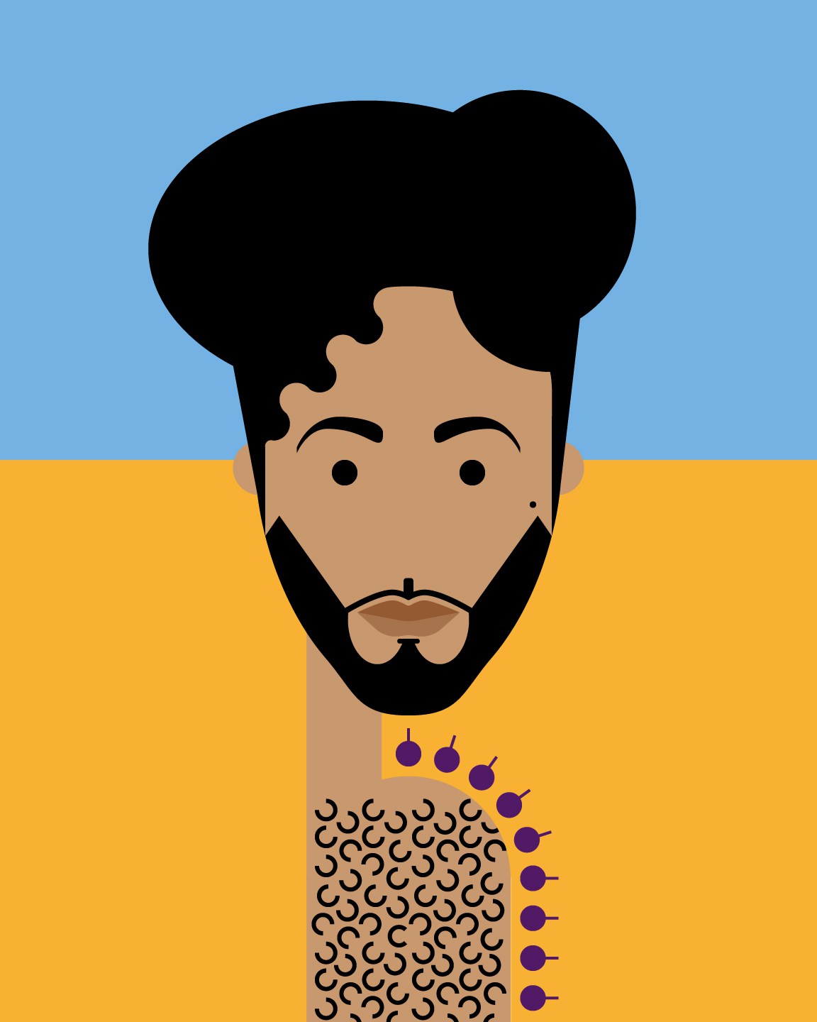 The many faces of Prince.