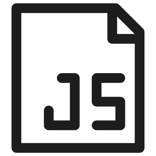 development extension filetype javascript programming icon.