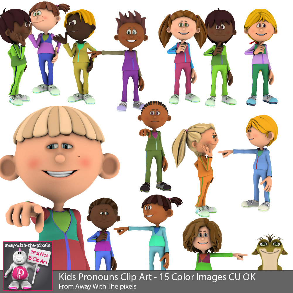 Personal Pronouns Subject Clip Art