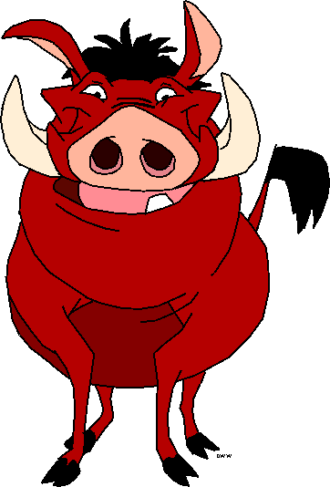 Pumbaa Clip Art.