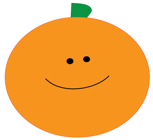 Cute Pumpkin Clip Art.