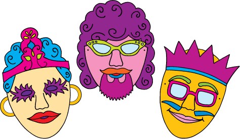 Purim mask clipart 5 » Clipart Portal.