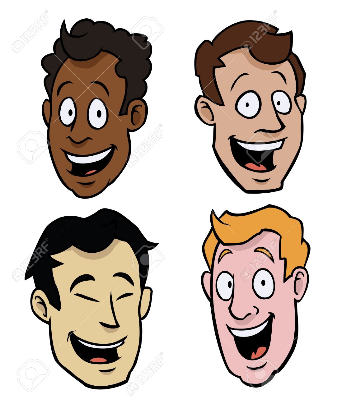 Clipart Different Races.