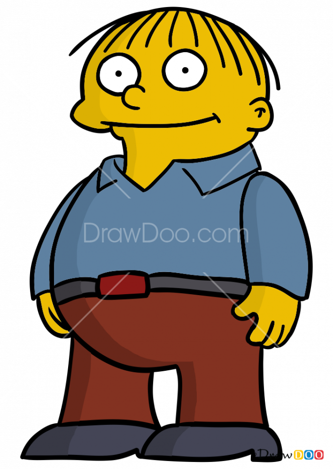 How to Draw Ralph Wiggum, The Simpsons.