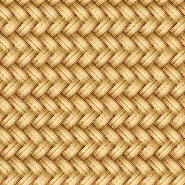 Rattan Texture Clip Art, Vector Images & Illustrations.