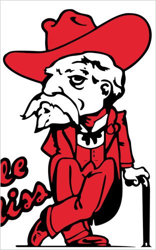 Rebel Mascot Clipart.