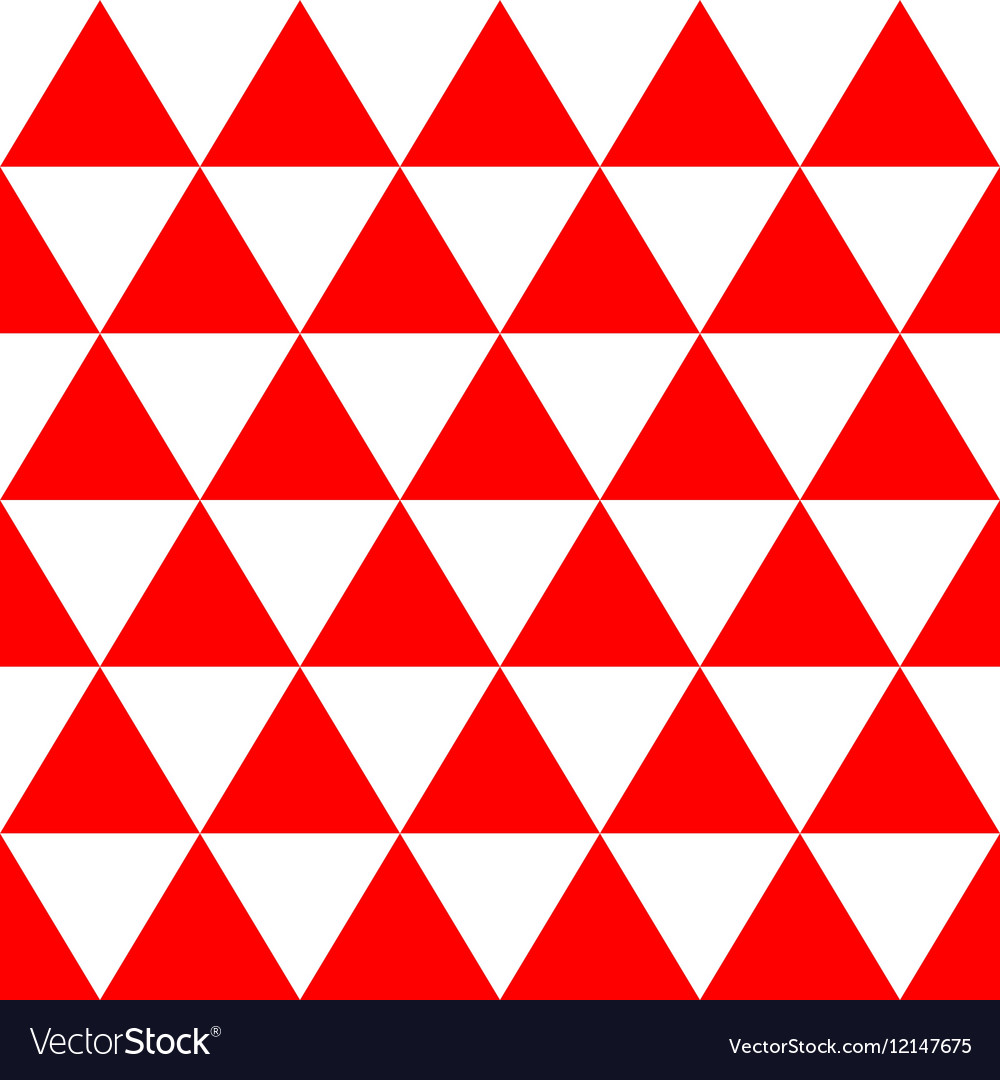 Red White Triangle Background.