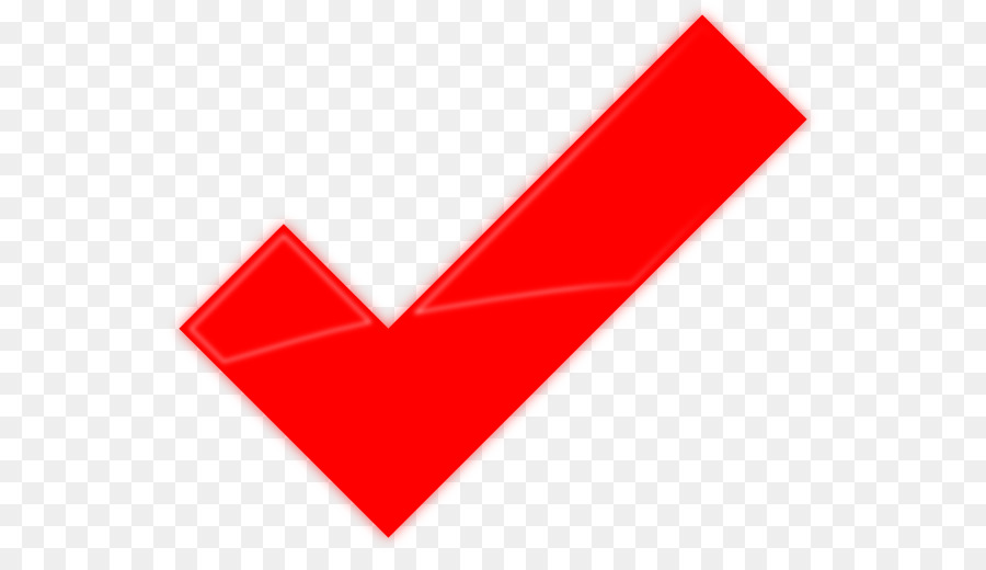 Red Check Mark png download.