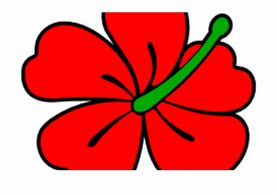 Red Hibiscus Flower Clip Art Free Borders And Clip.