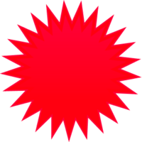 Red Sun Clip Art.