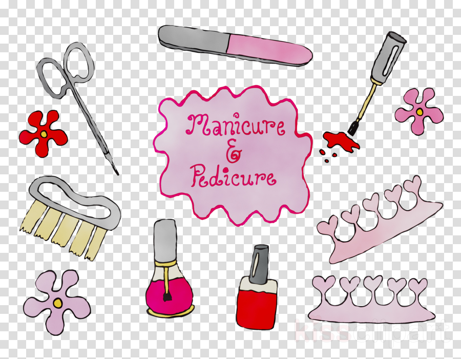 relogio de parede manicure clipart Manicure Pedicure Nail.