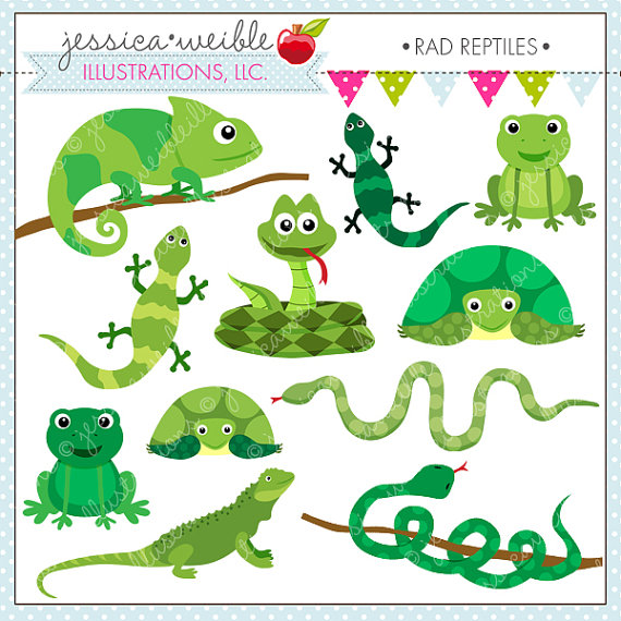 Reptiles Clipart.