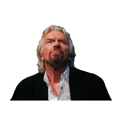 Richard Branson transparent PNG images.