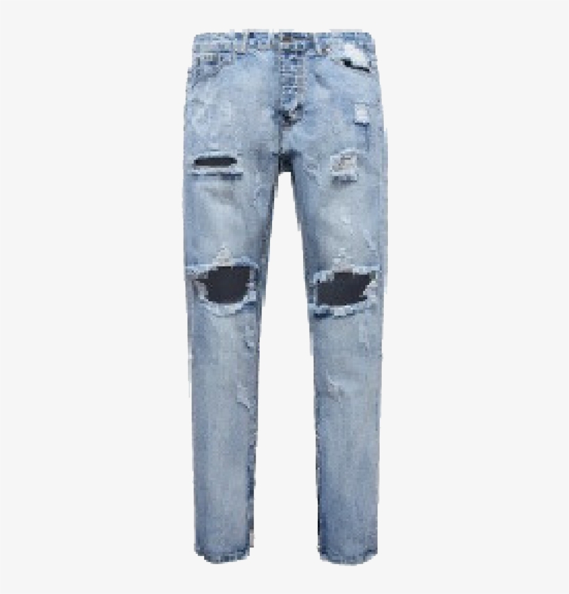 Ripped Jeans Design For Men Transparent PNG.