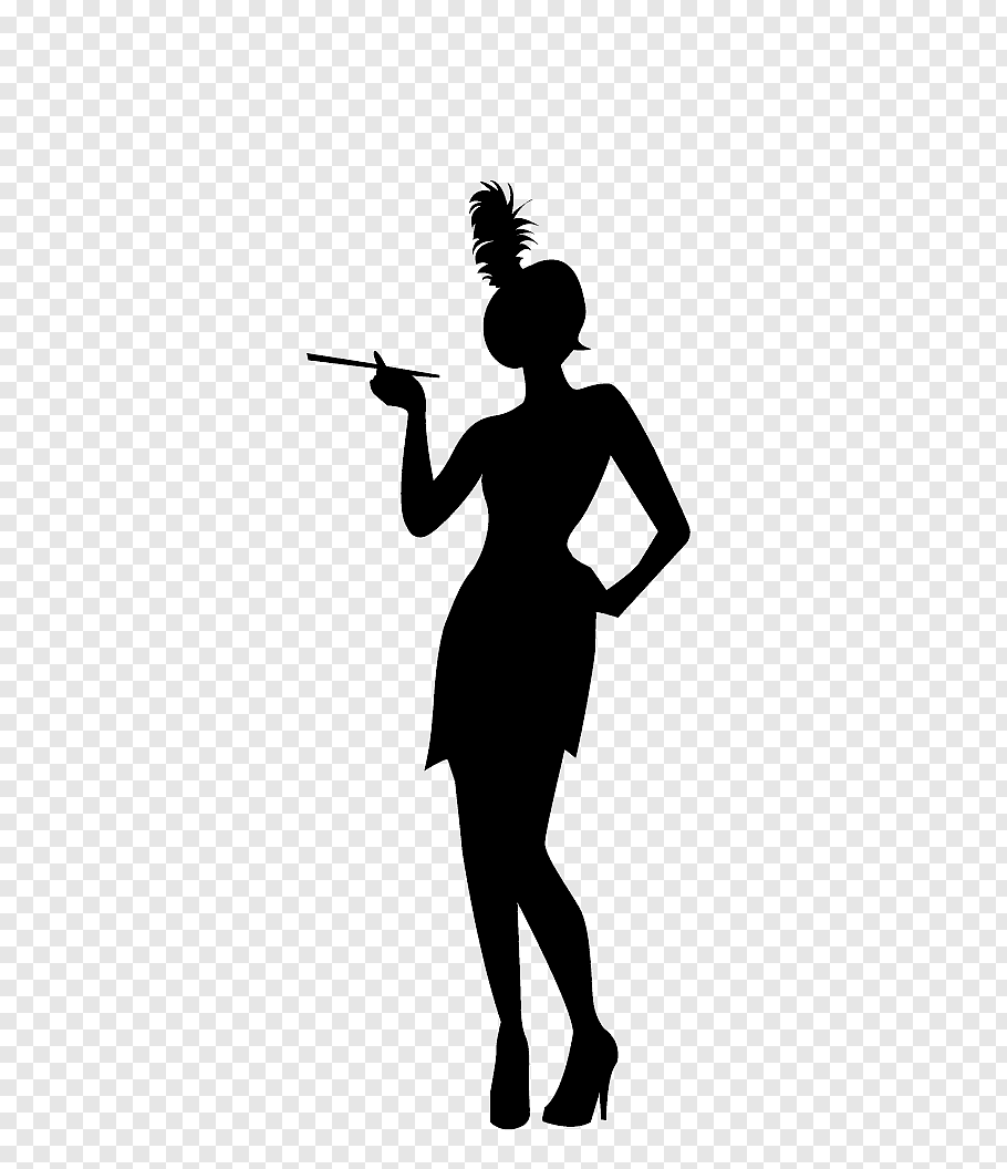 Silhouette of woman illustration, 192portable network.