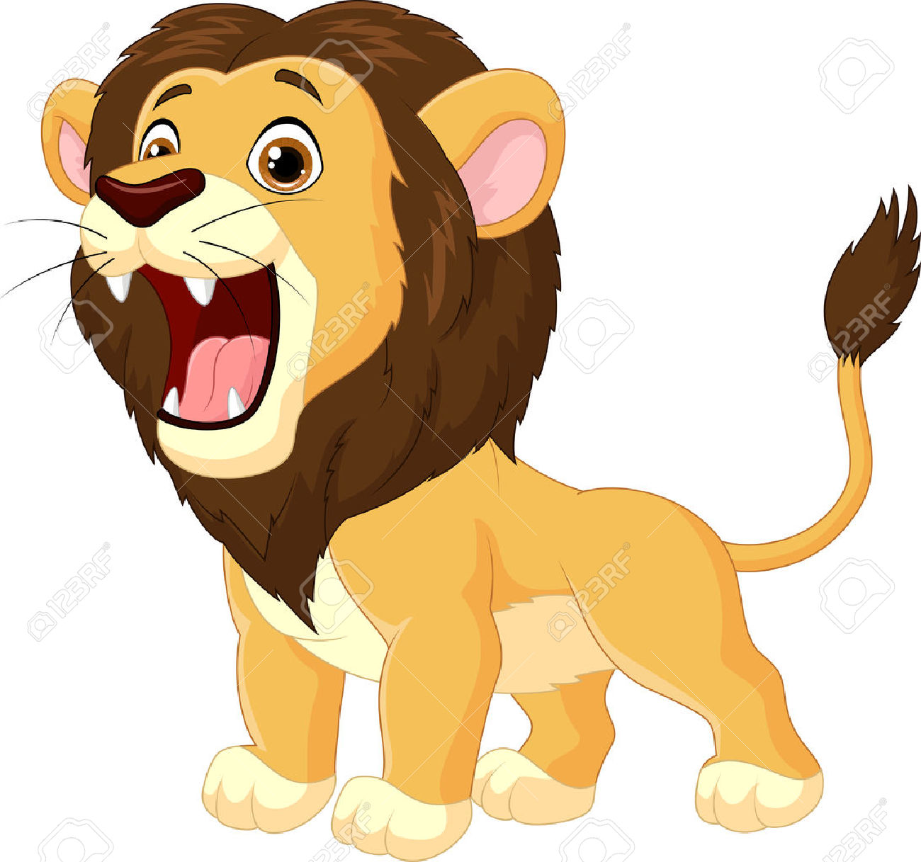 Roaring Lion Clipart Free.